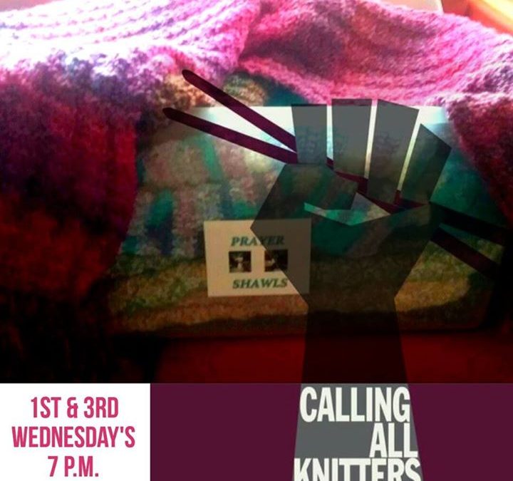 Do you knit? All levels welcome! Come work on prayer shawls and other projects w…