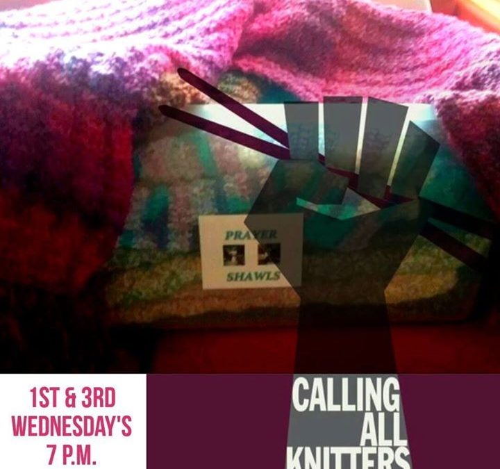 Harmony Knitters meet the 1st and 3rd Wednesdays of every month @ 7 p.m. Come ge…