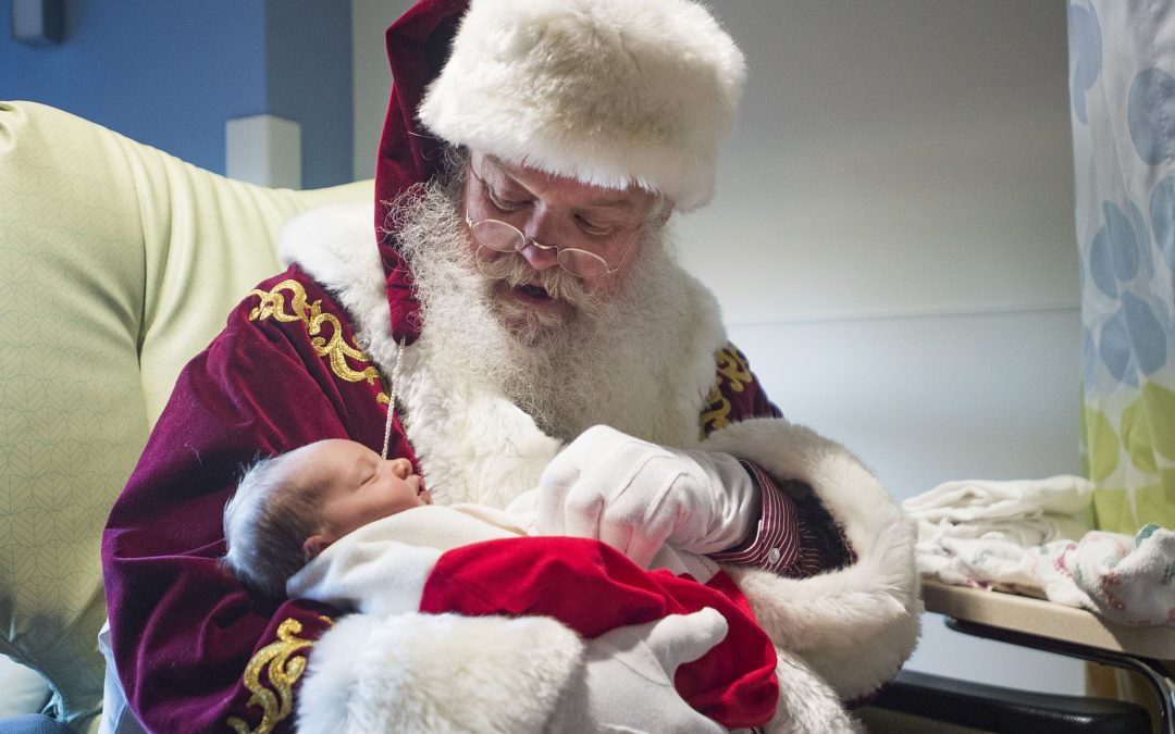 Santa Claus visits NICU at Poudre Valley Hospital